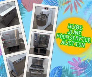 242 - HUGE JUNE FOOD SERVICE AUCTION