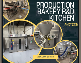 PRODUCTION BAKERY R & D KITCHEN AUCTION